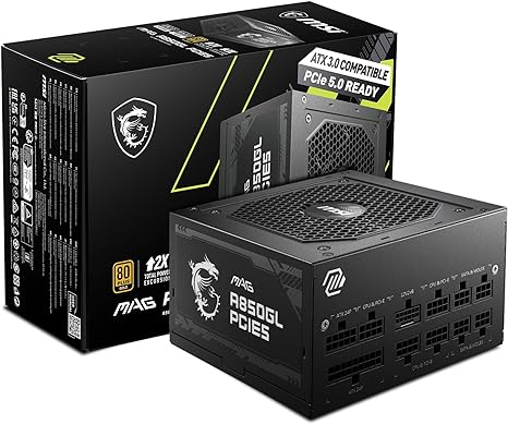 MSI Power Supply MAG A850GL PCIE 5 & ATX 3.0 MSI Power Supply MAG A850GL PCIE 5 & ATX 3.0
